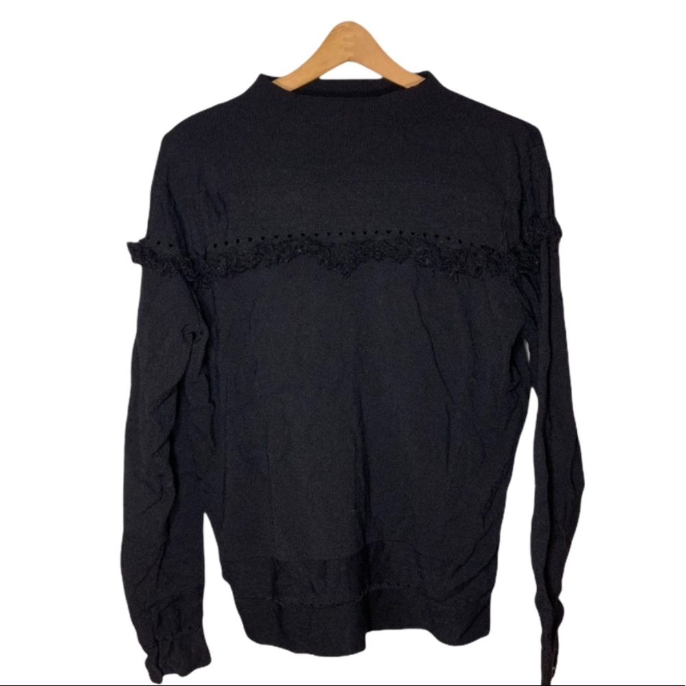 Top Shop Black Sweater Sz 12